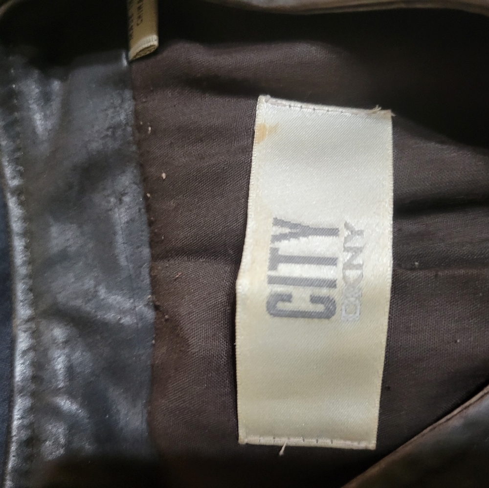 Woman's vintage authentic leather jacket